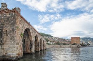 The historic Alanya shipyard