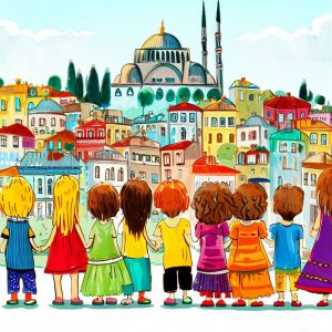 The European side of Istanbul