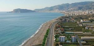 The beach of Kestel