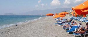 The beach of Mahmutlar