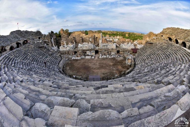 Side Ancient City and Theater 2. Fotoğraf