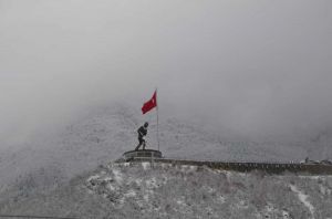 The statue of Artvin Atatürk