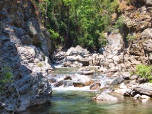 This is Ayvacık Şahindere Canyon