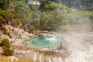 The hot springs