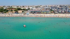 The beach of Didim Altınkum