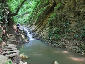 The Harmankaya waterfall
