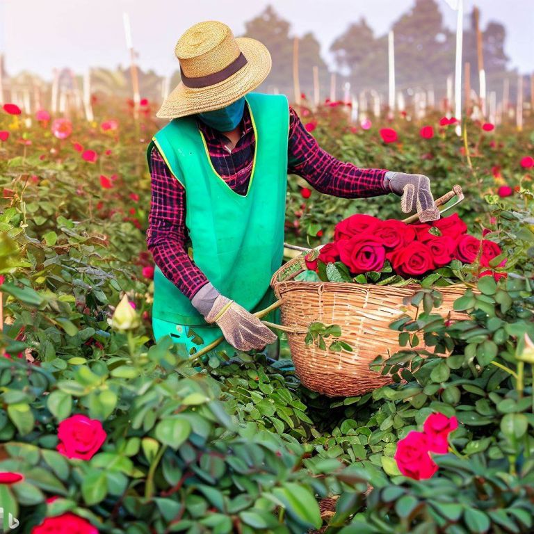 The rose gardens of Isparta 3. Fotoğraf