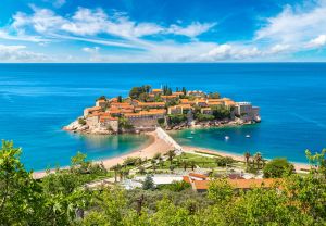 Sveti Stefan (Sveti Stefan Peninsula) is located in the southern part of the country