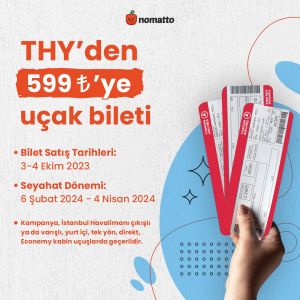 Türk Hava Yolları'ndan 599 Liralık Bilet