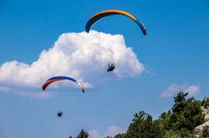 The sloping parachute of Bart