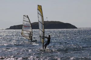 Basement windsurfing