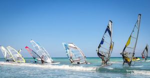 Dutch windsurfing