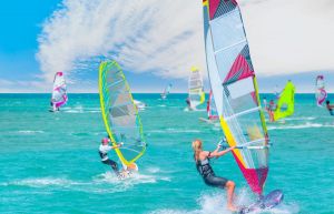 Fountain windsurfing